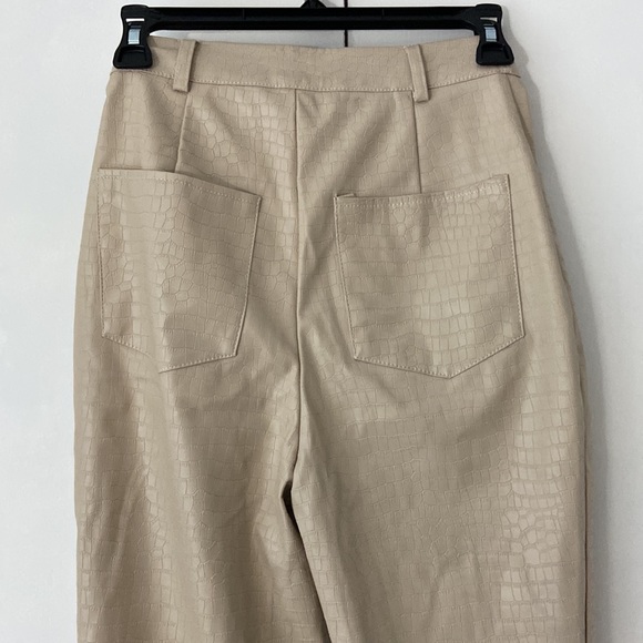 Croc Print Leather Pants - Picture 6 of 6